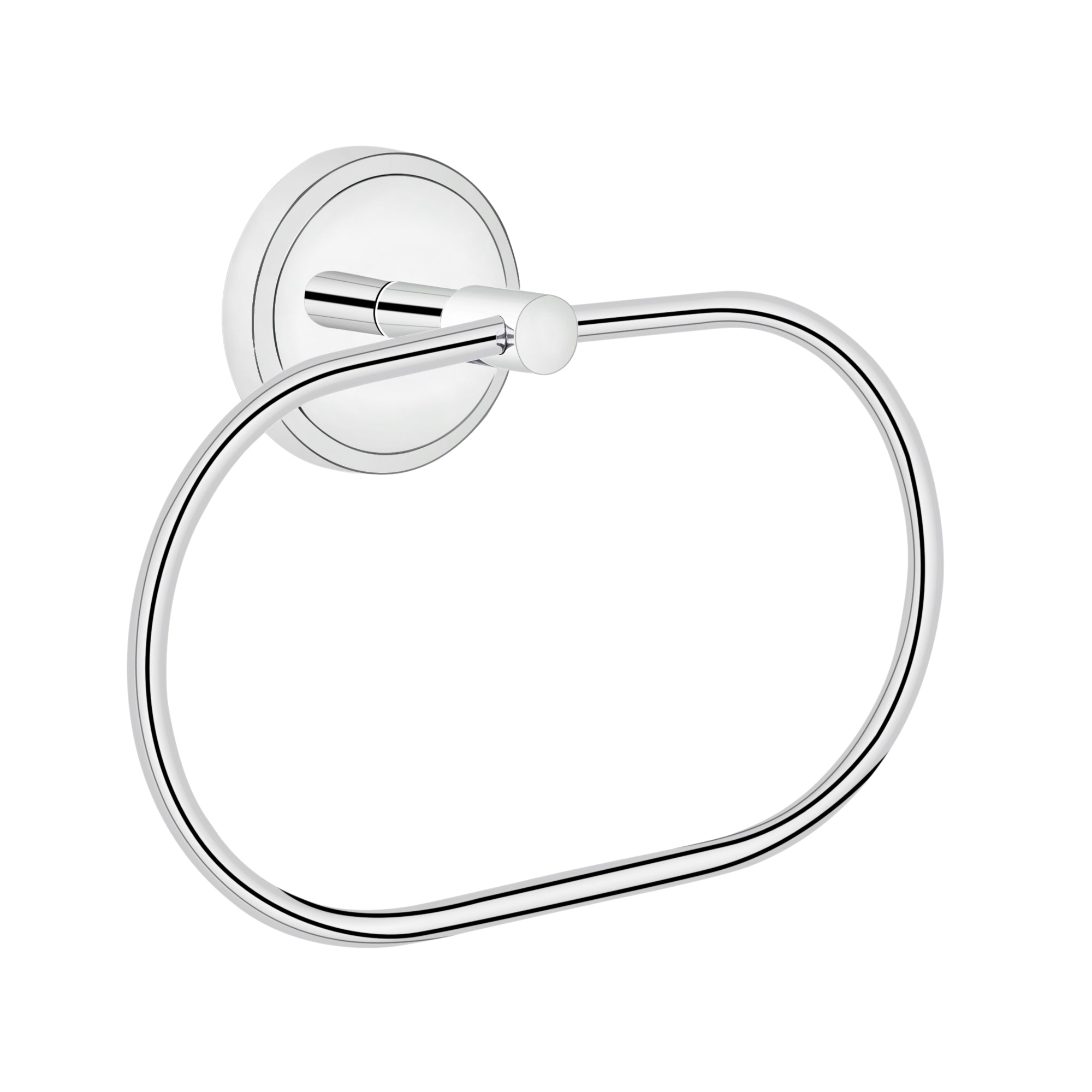 Alexin Stainless Steel Self Adhesive Round Towel Ring | Wall Mounted Bathroom Accessories | Durable Napkin Hand Towel Holder for Kitchen, Wash Basin, Home and Hotels